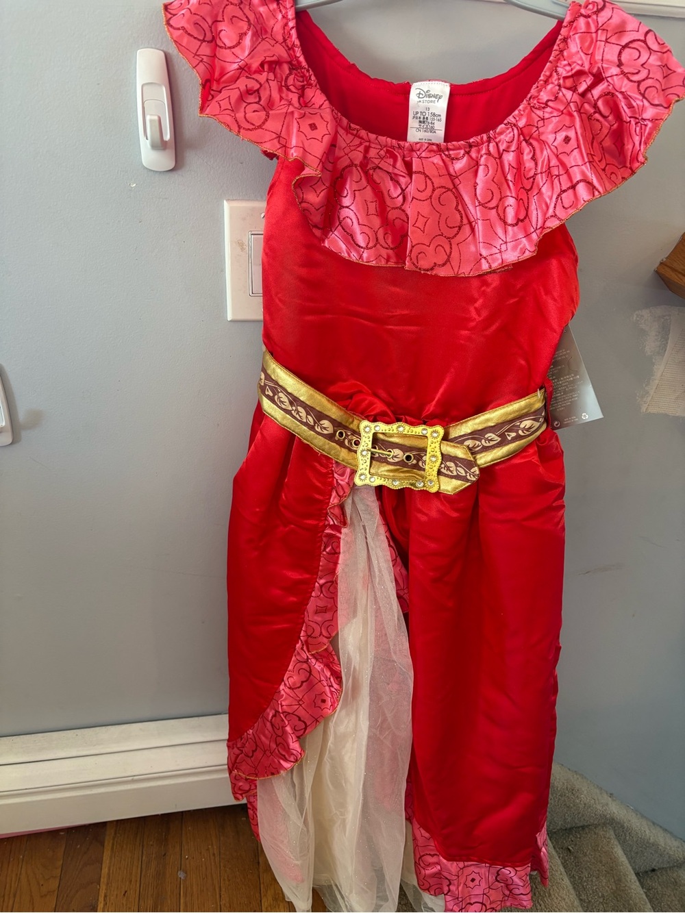 Disney Girls' Red Princess Elena of Avalor Costume  Brand New with Tags